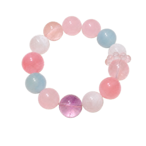 pastel mixed bead bracelet