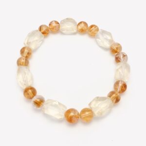 Citrine Nugget Mix Bracelet