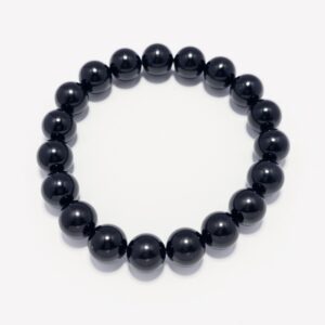 Jet Obsidian Bracelet 10mm