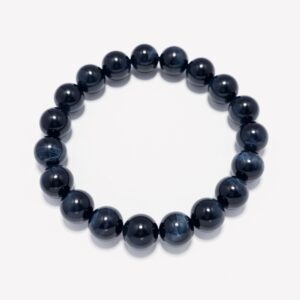 Blue Tiger Eye Bracelet 10mm Polished