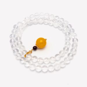 Honey Drop Clear-Quartz Double-Wrap